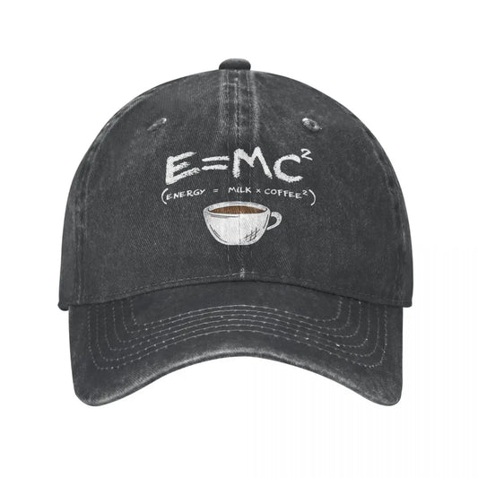 Vintage Energy=Milk+Coffee Baseball Cap